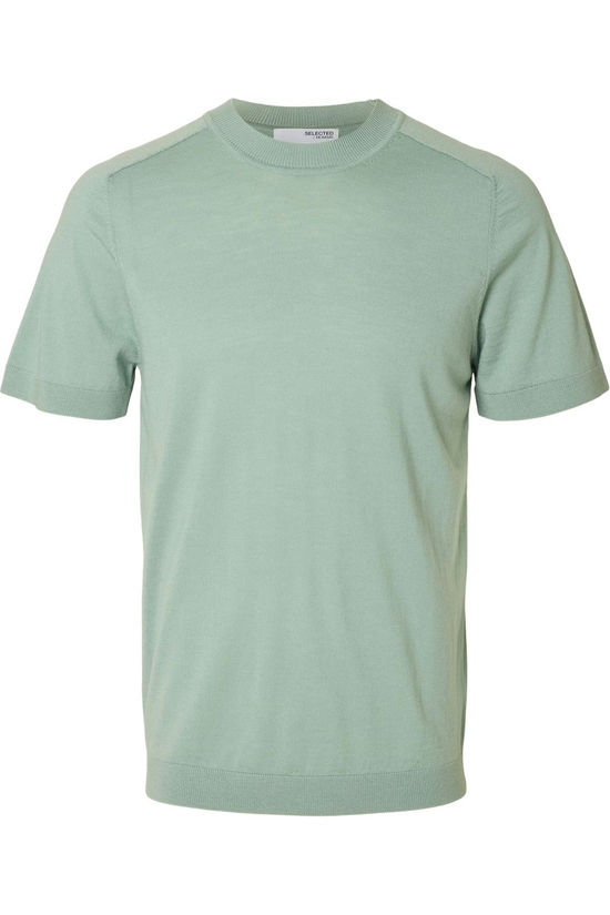 Selected T-Shirt Tray Iceberg Green