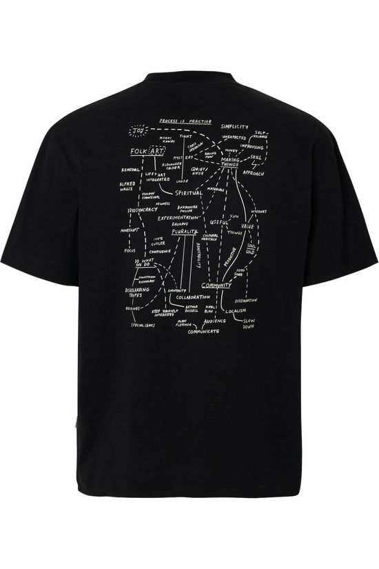 Selected T-Shirt Relaxnic Black