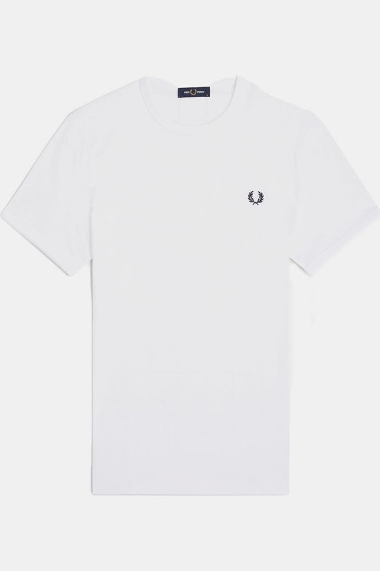 Fred Perry T-Shirt Ringer White