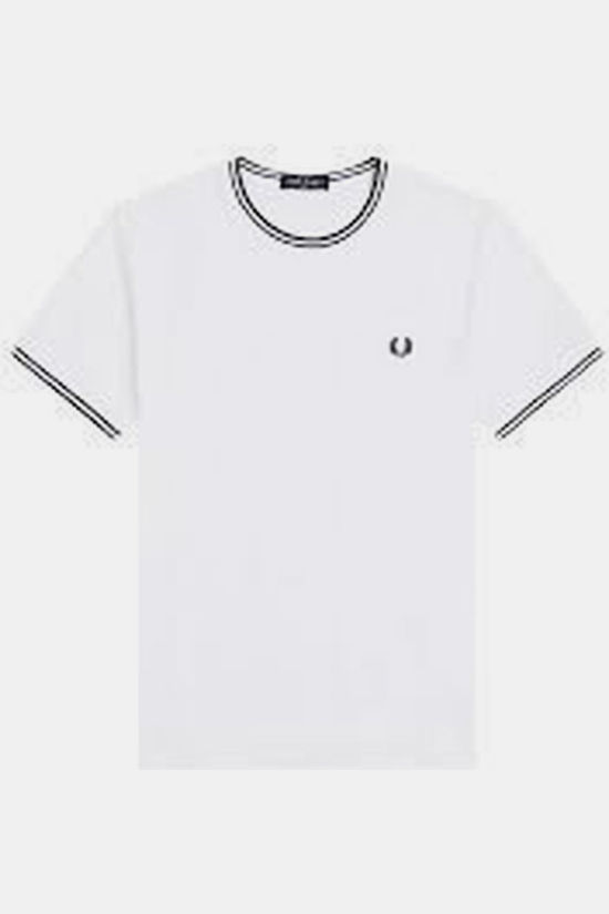 Fred Perry T-Shirt Twin Tipped Sharp White
