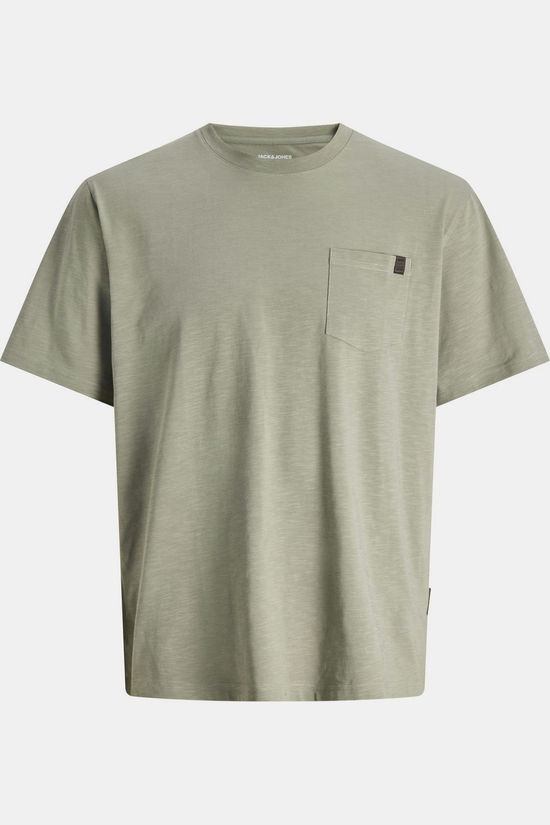 Jack & Jones T-Shirt Edover Slub Vetiver