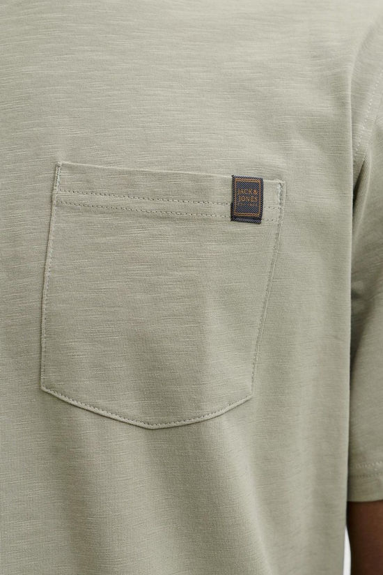 Jack & Jones T-Shirt Edover Slub Vetiver