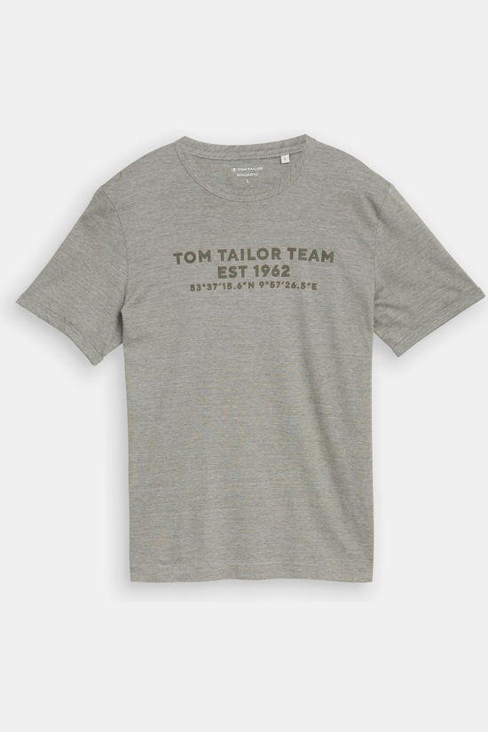Tom Tailor T-Shirt 1050220 Deep Green White Stripes