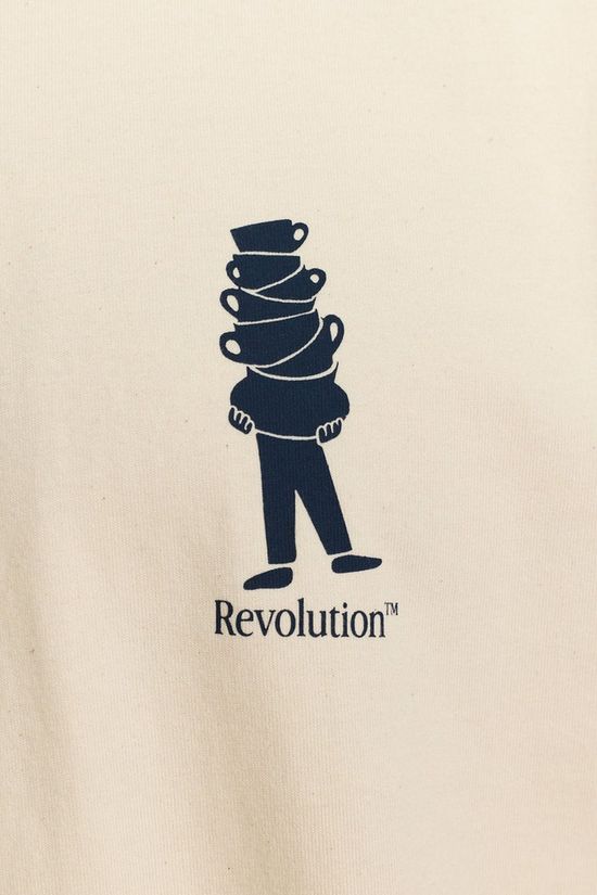 Revolution T-Shirt 1458 Bre Offwhite