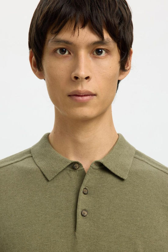 Selected Polo Berg Deep Lichen Green