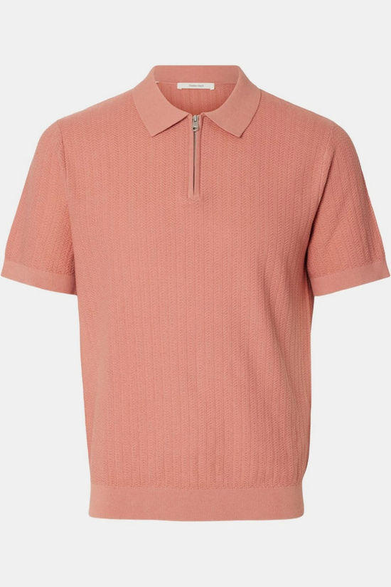 Selected Polo Cran Structure Zip Rose Dawn