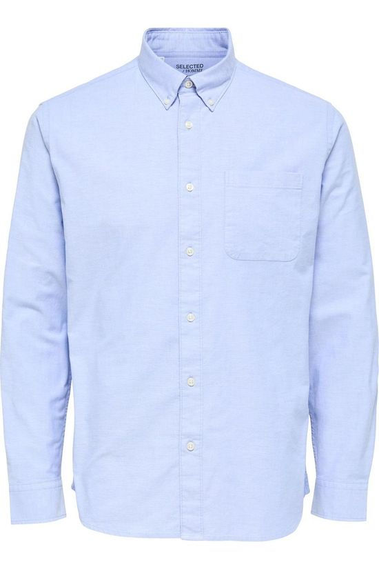 Selected Hemd Regrick-Ox Flexss Light Blue