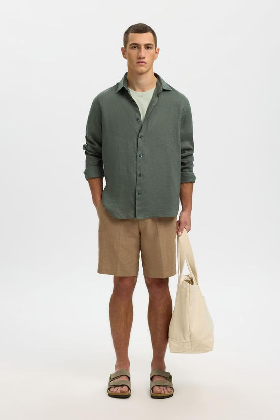 Selected Chemise Regkylian Balsam Green