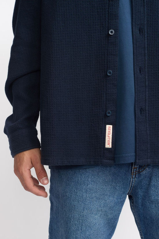 Revolution Hemd 3187 Navy