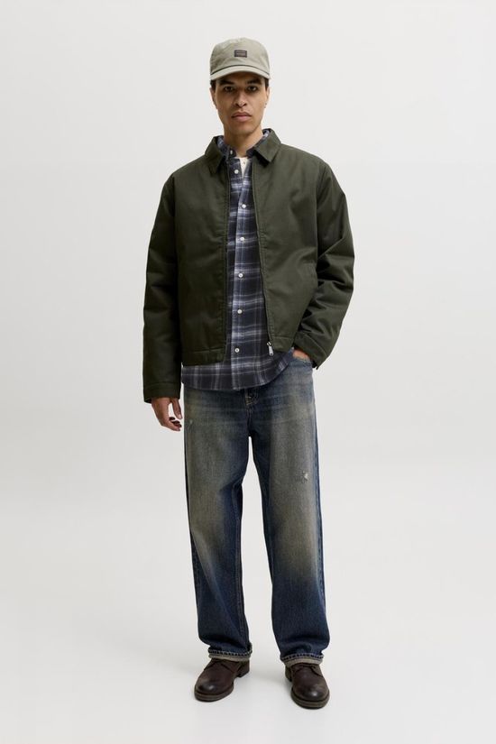 Jack & Jones Chemise Efield Check Navy Blazer