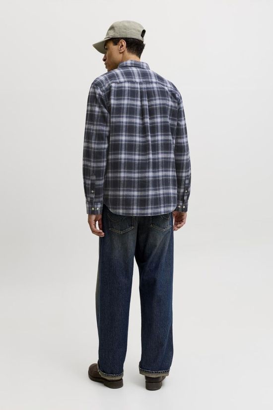 Jack & Jones Chemise Efield Check Navy Blazer