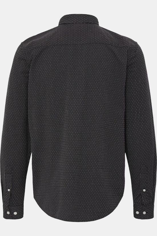 Casual Friday Chemise Cfsantos Dobby Striped Shirt Charcoal