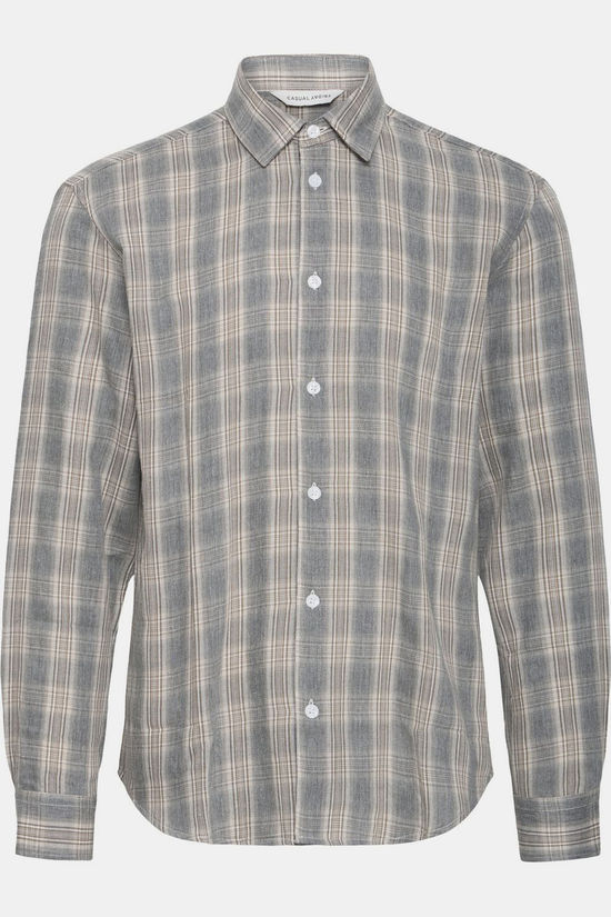 Casual Friday Chemise Cfalvar Checked Shirt Monument Mélange Check