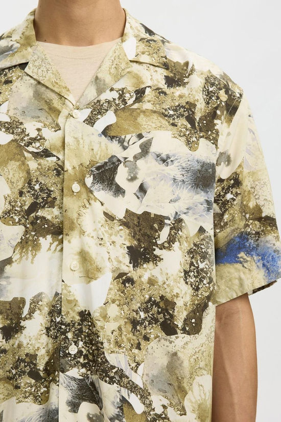 Selected Hemd Relaxvero Sandshell