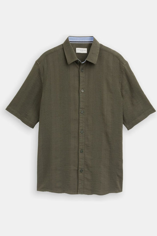 Tom Tailor Chemise 1050945 Deep Leaf Green