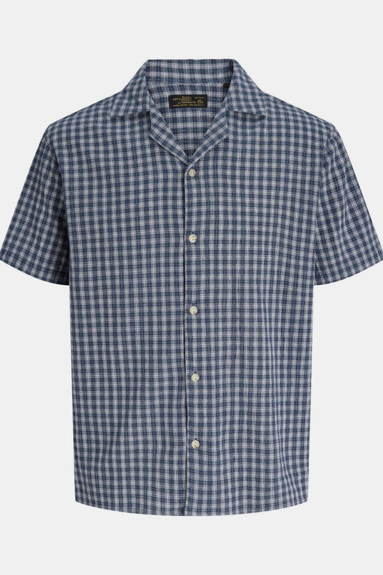 Jack & Jones Hemd Jprblulevi Dobbi Pageant Blue