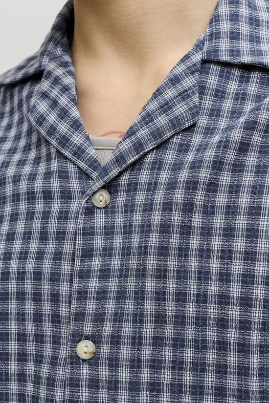 Jack & Jones Hemd Jprblulevi Dobbi Pageant Blue