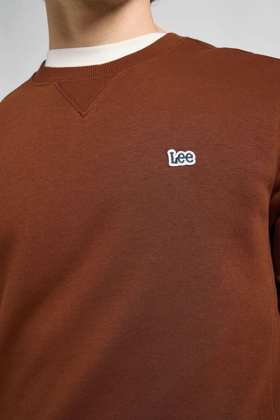 LEE Pull Patch Crew Luxe Brown