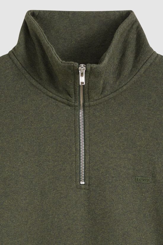Levi's Trui Original Hm 1/4 Zip Autumn Leaves Heather French Terry