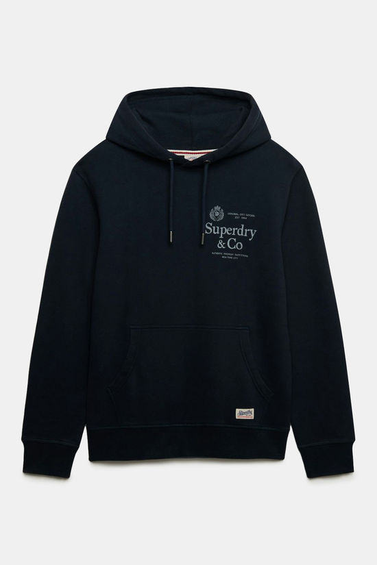 Superdry Trui 1954 Company Relaxed Hoodie Dark Navy