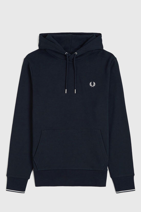 Fred Perry Trui Tipped Hooded Navy