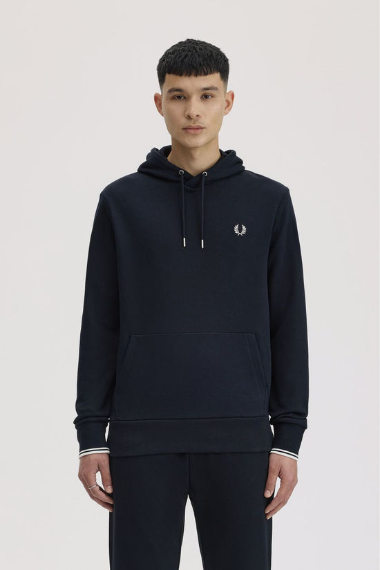 Fred Perry Trui Tipped Hooded Navy