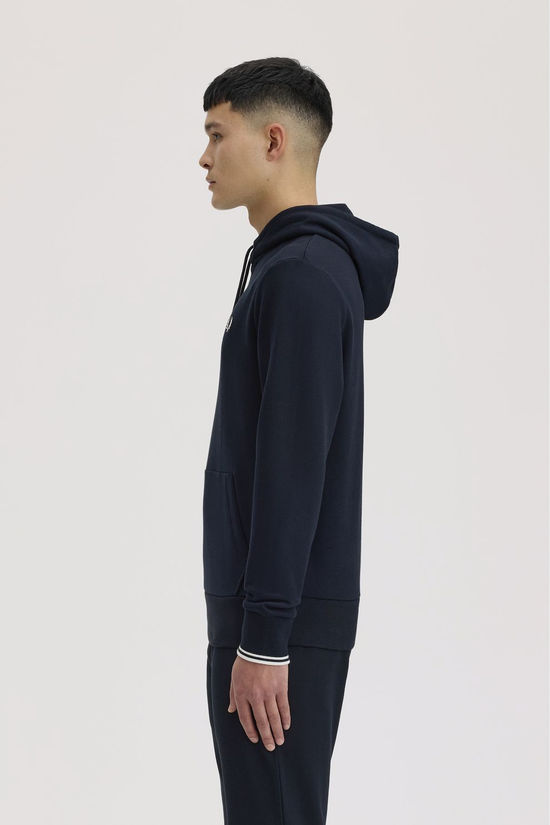 Fred Perry Trui Tipped Hooded Navy
