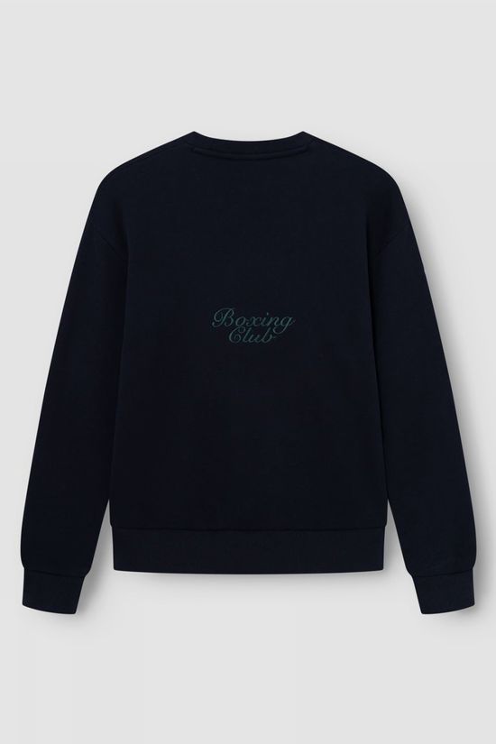 Antwrp Pull Boxing Club Backprint Sweat Ink Blue