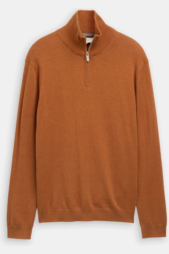 Tom Tailor Trui 1052231 Camel Brown Melange