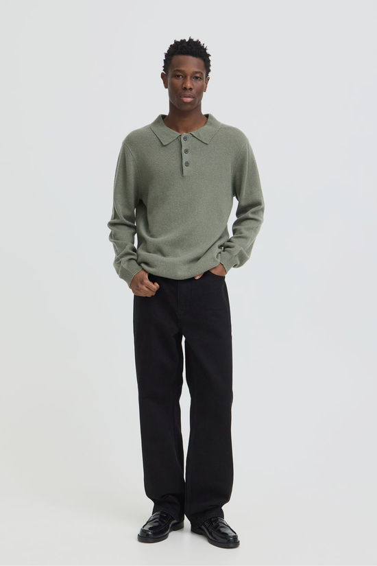 Solid Pantalon Alann Cai Agave Green