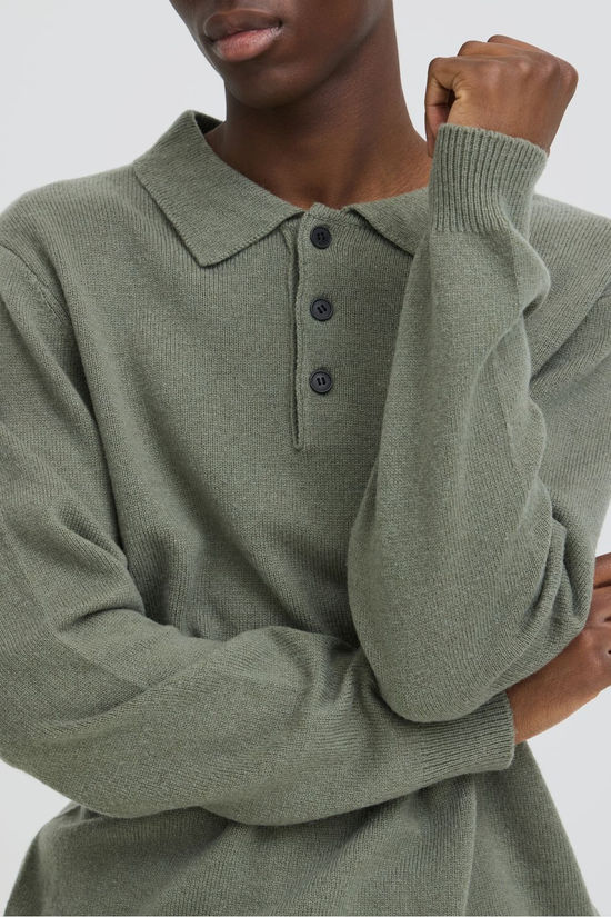 Solid Pantalon Alann Cai Agave Green