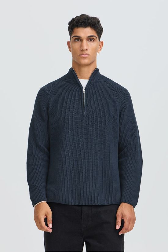 Solid Pantalon Alann Cai Insignia Blue