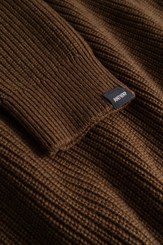 Antwrp Pull Half Zip Merino Knit Chipmunk