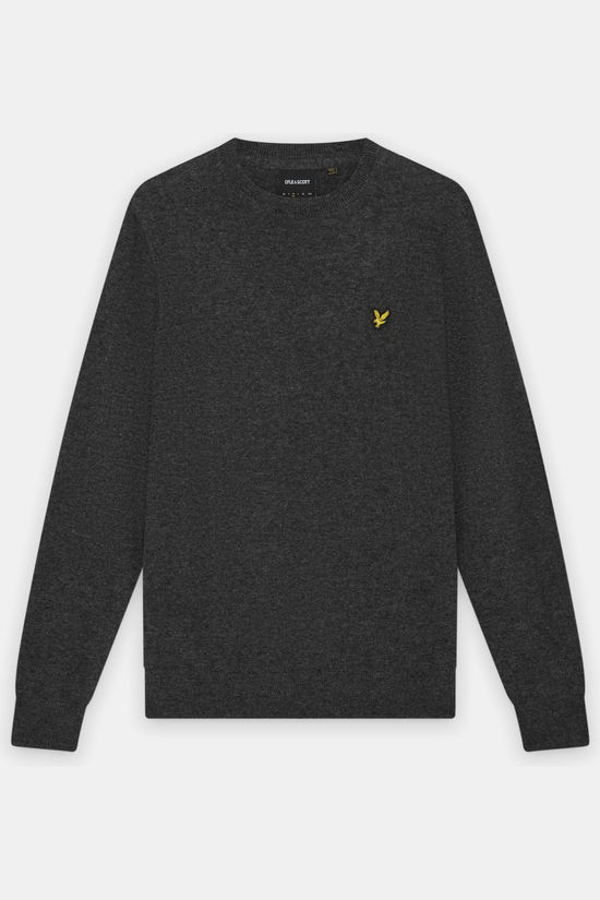 Lyle & Scott Pull Lambswool Blend Charcoal Marl