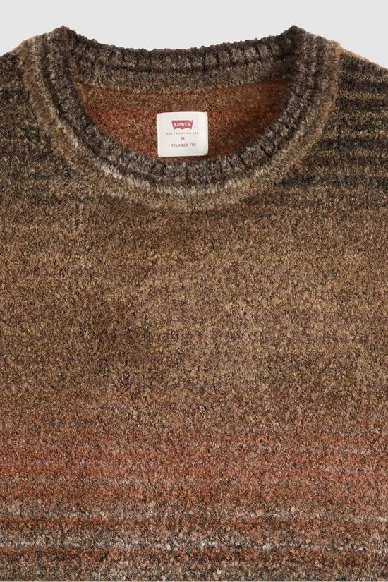 Levi's Pull Presidio Crew Boucle Coffee Boucle