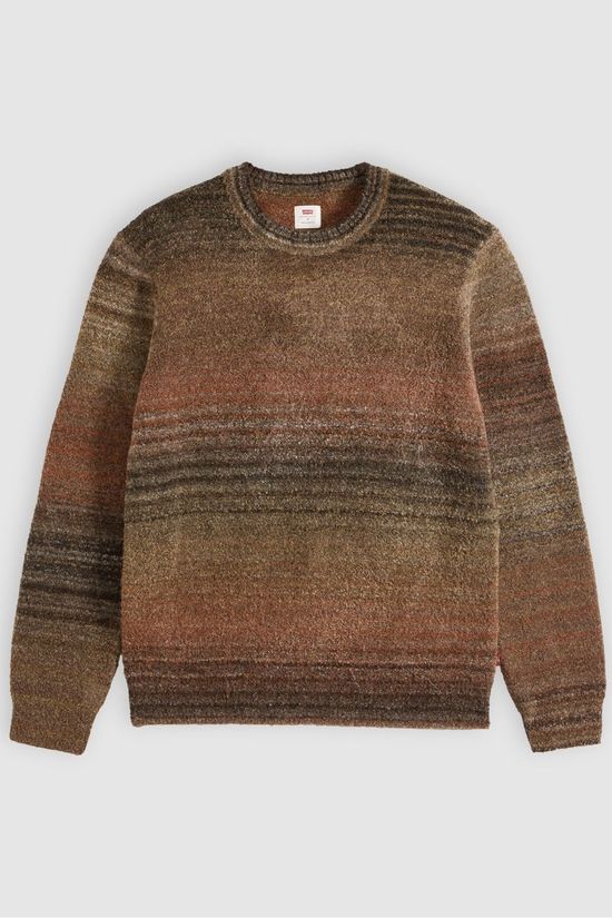 Levi's Pull Presidio Crew Boucle Coffee Boucle