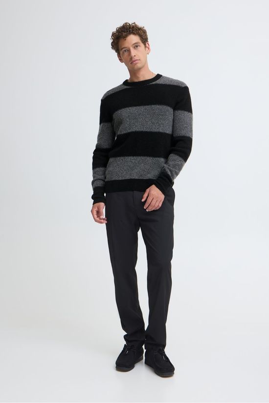 Casual Friday Pull Cfasgar Knit Charcoal Grey Melange