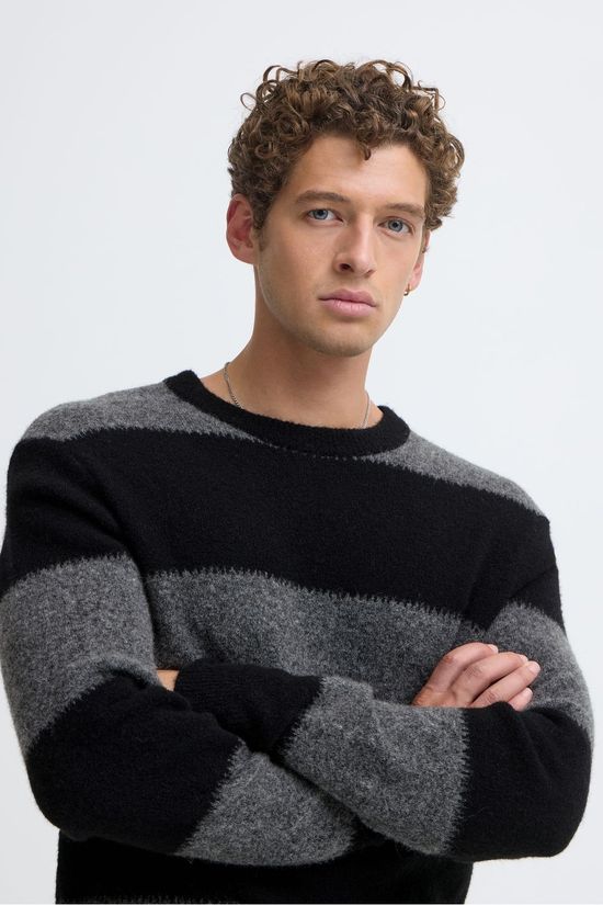 Casual Friday Pull Cfasgar Knit Charcoal Grey Melange