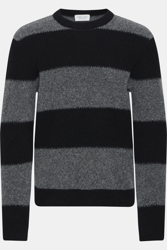 Casual Friday Pull Cfasgar Knit Charcoal Grey Melange