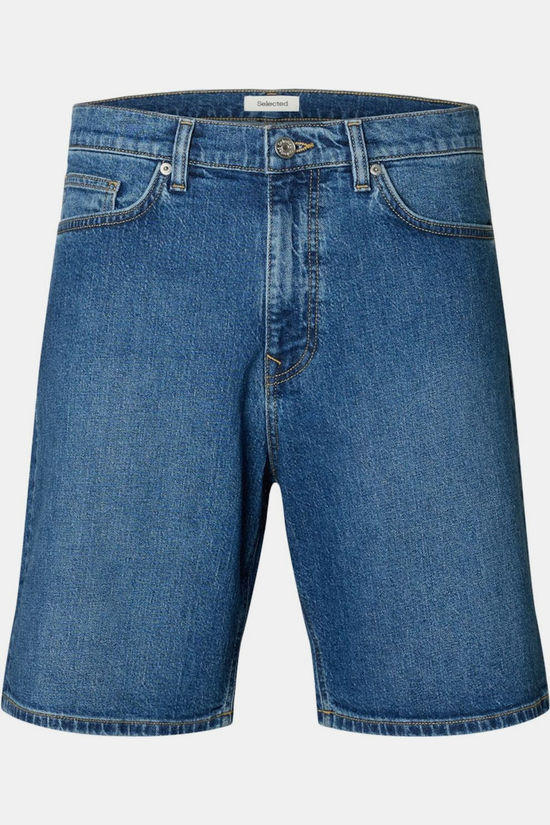Selected Short Reg Alex M.Blue 702 Medium Blue Denim