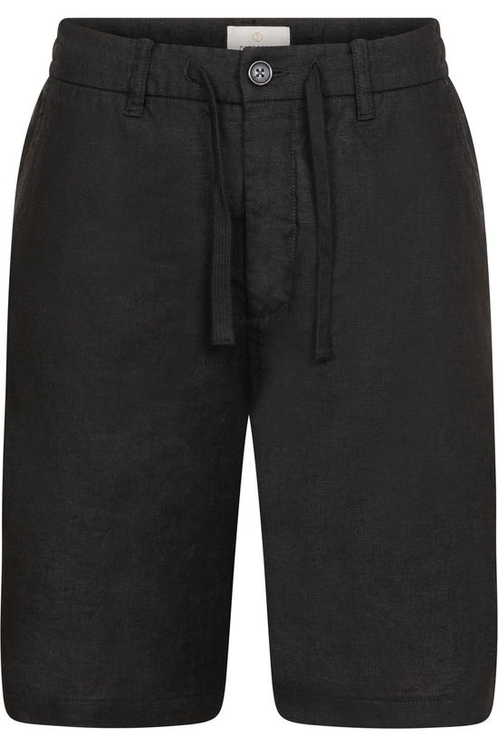 Dstrezzed Short Linen Beach Shorts Black
