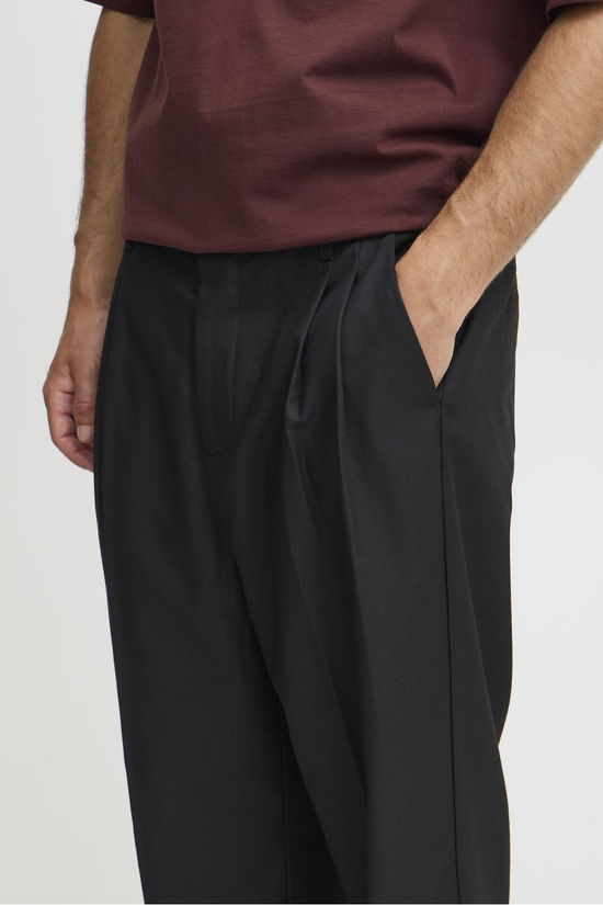 Casual Friday Pantalon Cfgrant 0153 Wide Garbadine Black Beauty