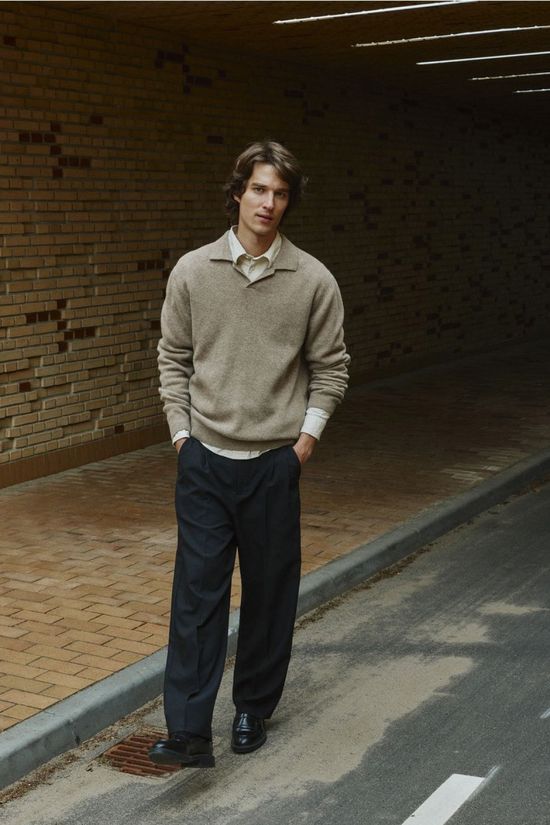 Casual Friday Pantalon Cfgrant 0153 Wide Garbadine Black Beauty