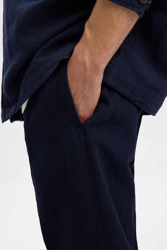Selected Broek 196-Straight Leroy Sun Sky Captain