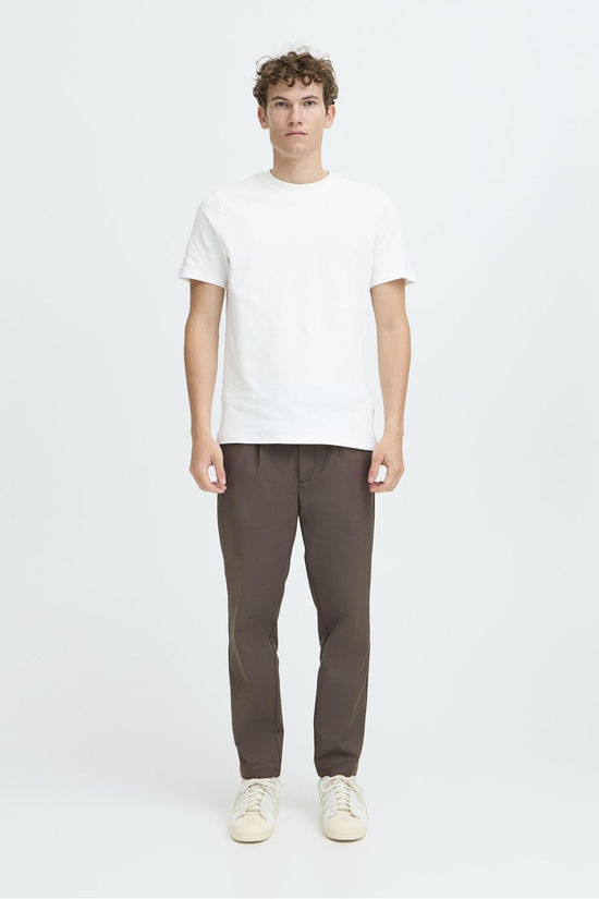 Casual Friday Pantalon Marc Performance With Pleat Black Olive