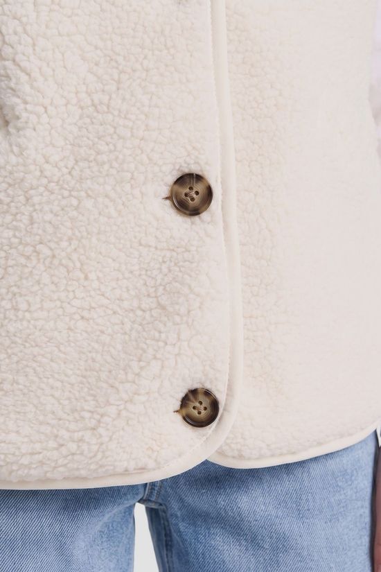 Kids Only Gilet Kogbaby Life Teddy Vest Cs Pnt Pumice Stone