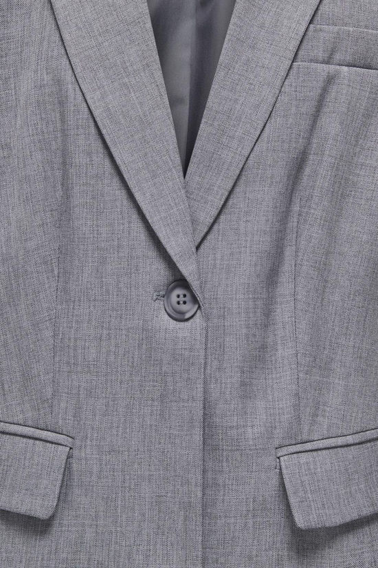 Kids Only Manteau Linda Boyfr Text Mel Blazer Tlr Medium Grey Melange