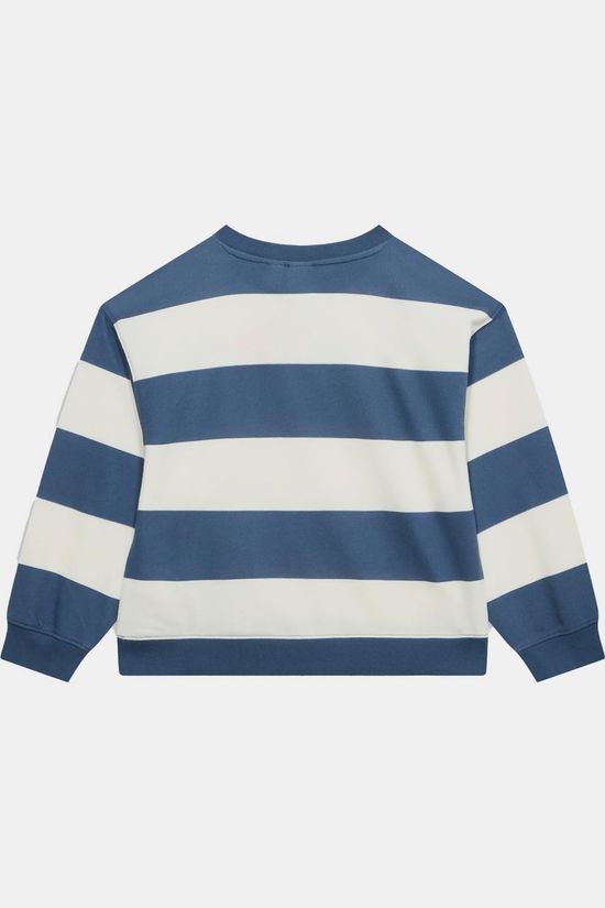 Roxy Pull Little Things Crew Vintage Indigo Strictly Stripe