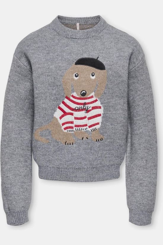 Kids Only Pull Kogteddyllover Medium Grey Melange