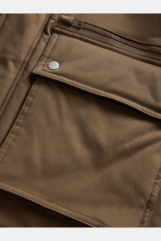 Jack & Jones Veste Jjewolf Parka Jacket Jnr Cocoa